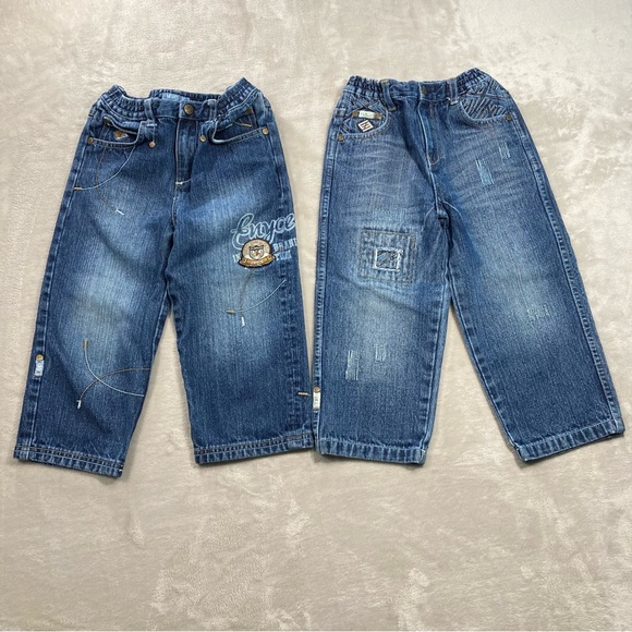 Enyce Other - Vintage Boys Y2K Enyce Jeans Sz 3T Skater Hip Hop Patches